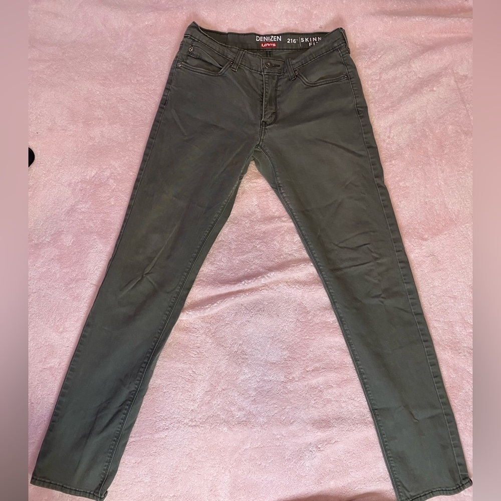 Denizen from Levi's Women's Skinny Jeans - Olive Green